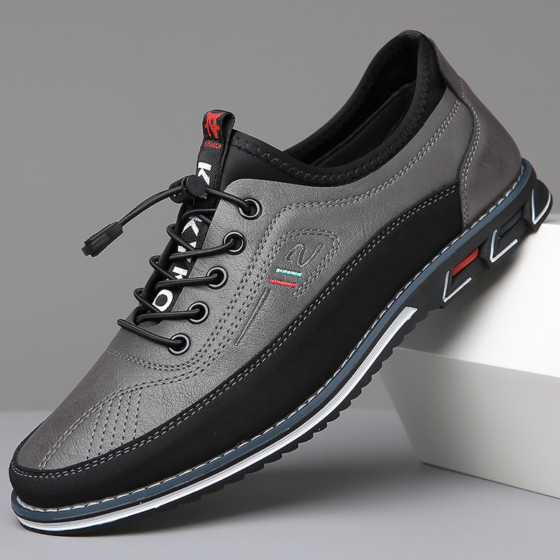 Casual Plus Size Men's Shoes Slip-on Flat Heel