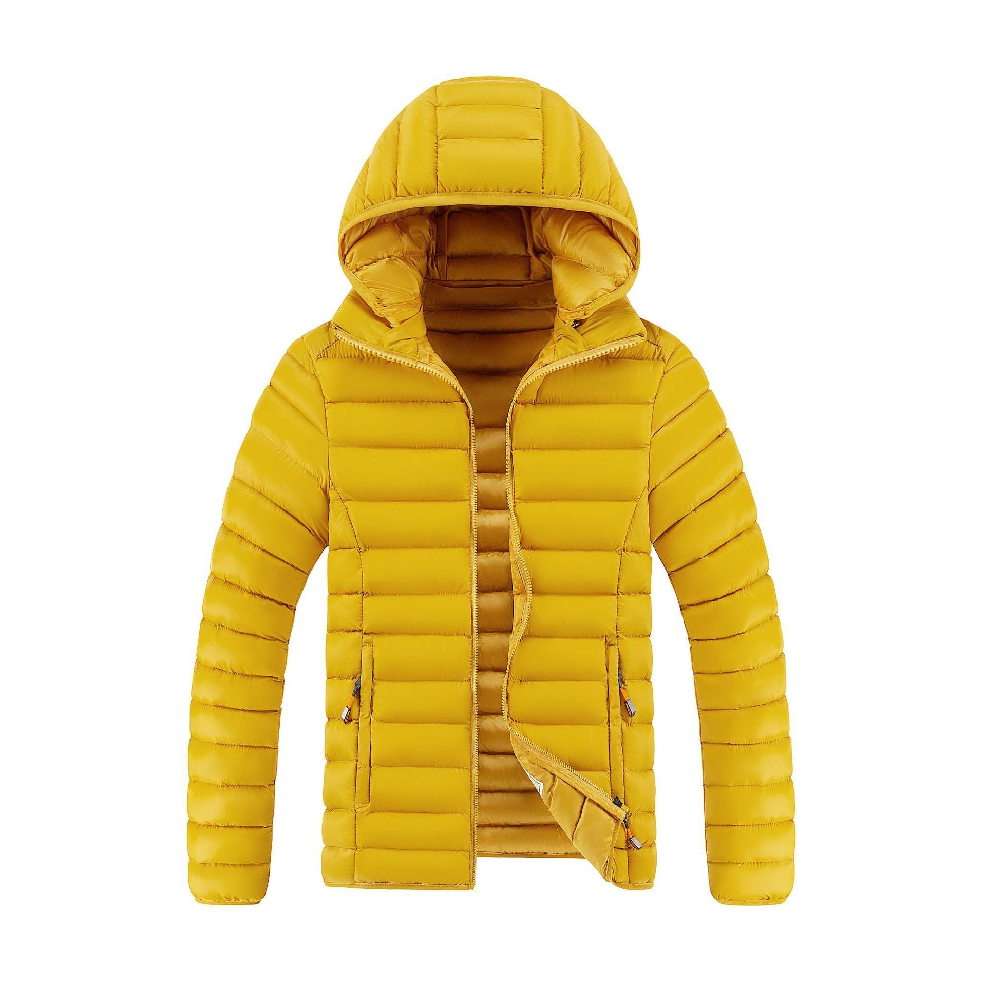 Slim-fit Lightweight Cotton-padded Plus Size Multi-color Down Jacket