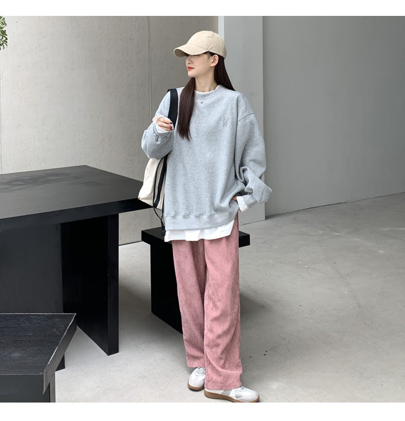 Ladies Fashion Winter Loose Lazy Top