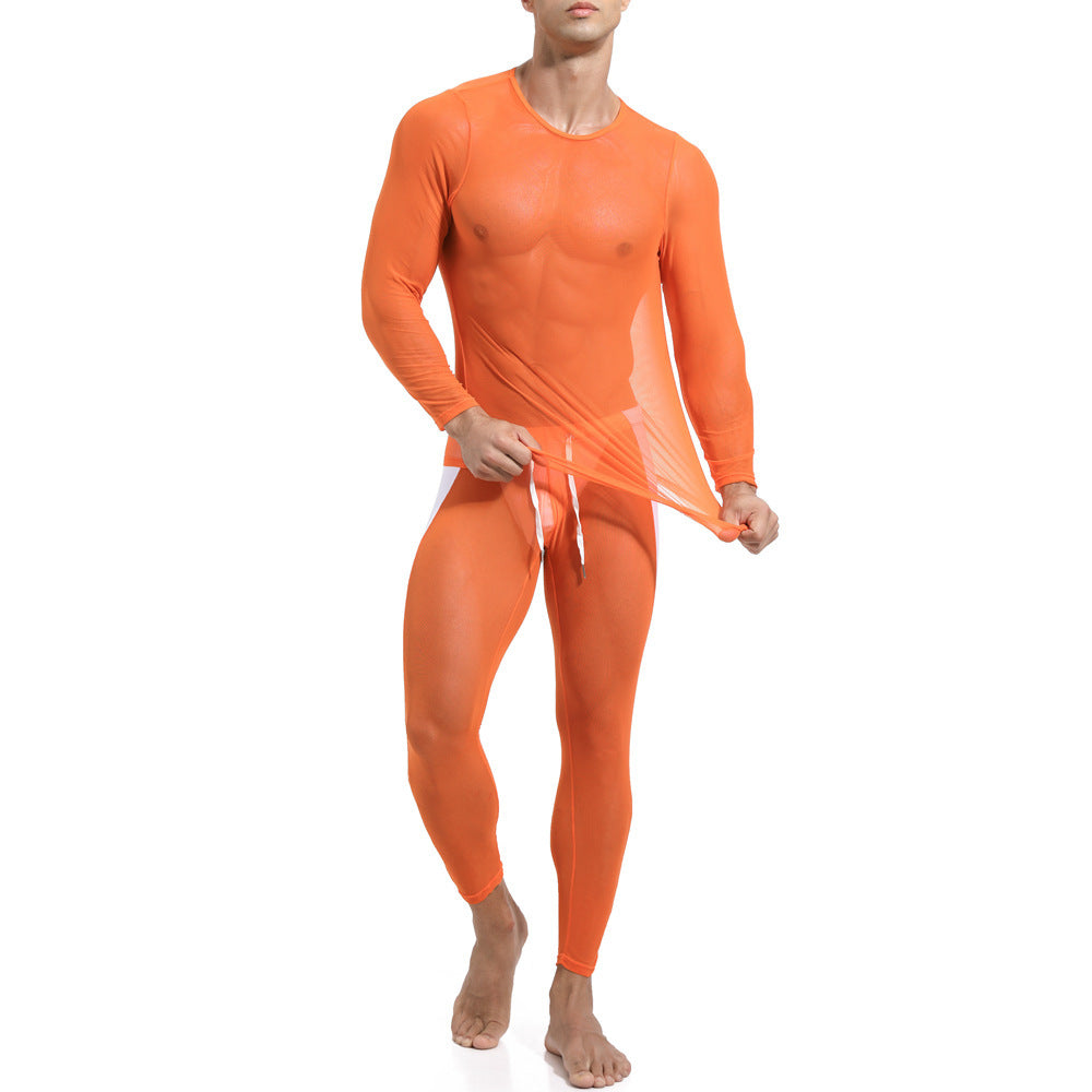 New Mesh Breathable Men's Sport Suit