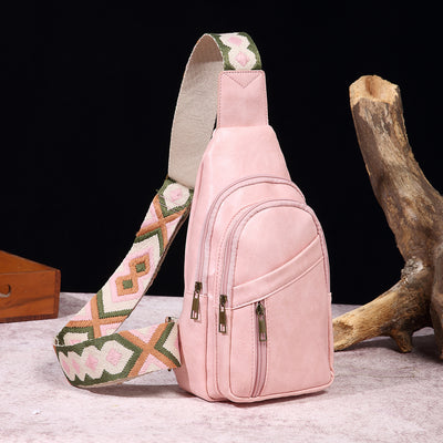 European And American Ladies Casual Fashion Retro Chest Bag
