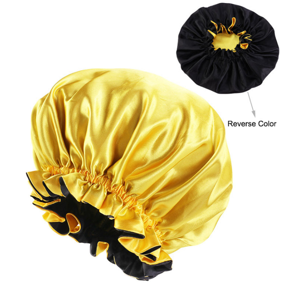 Double Satin Lace Nightcap Extra Large Round