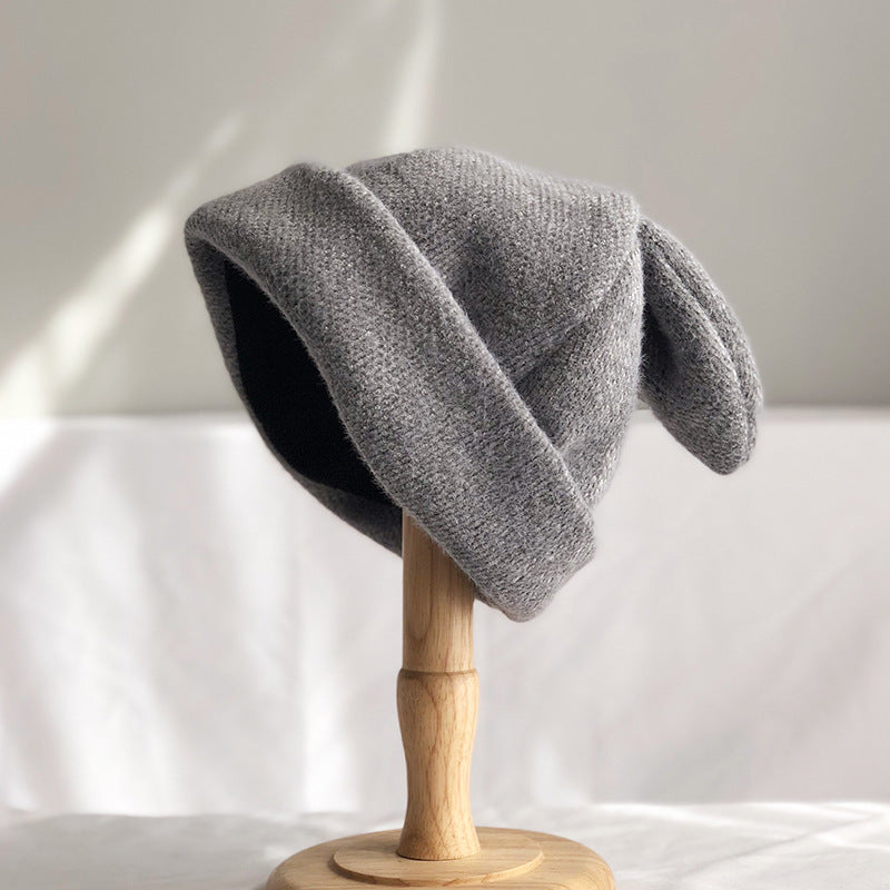Knit Confinement Hat Warm Korean Cute Japanese Cold Hat