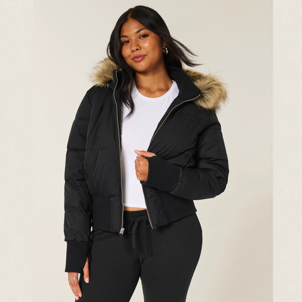 Casual Style Thermal Cotton-padded Coat