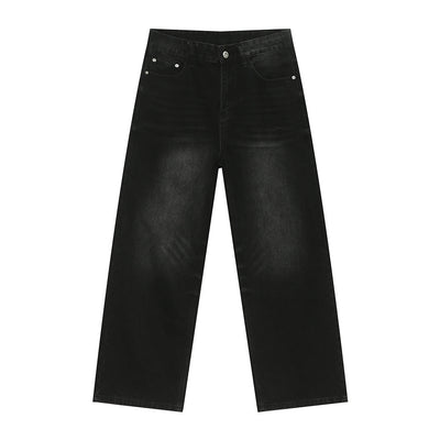 Men's Autumn New Product Loose Straight Washed Jeans