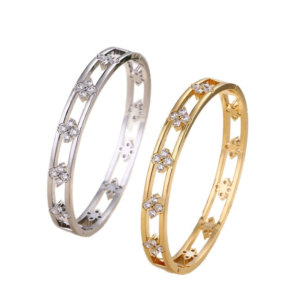 European And American Hollow Women's Simple Bracelet