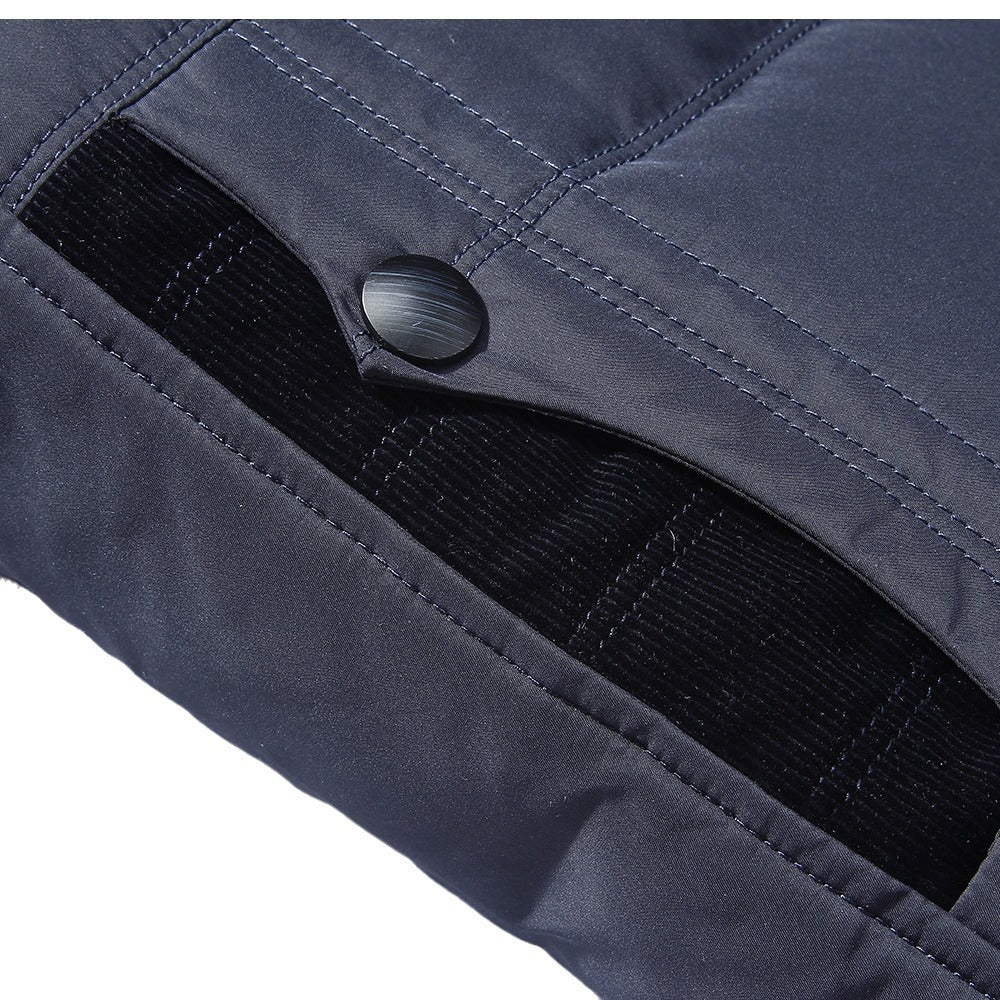 Thickened Down Jacket For Middle-aged And Elderly Men