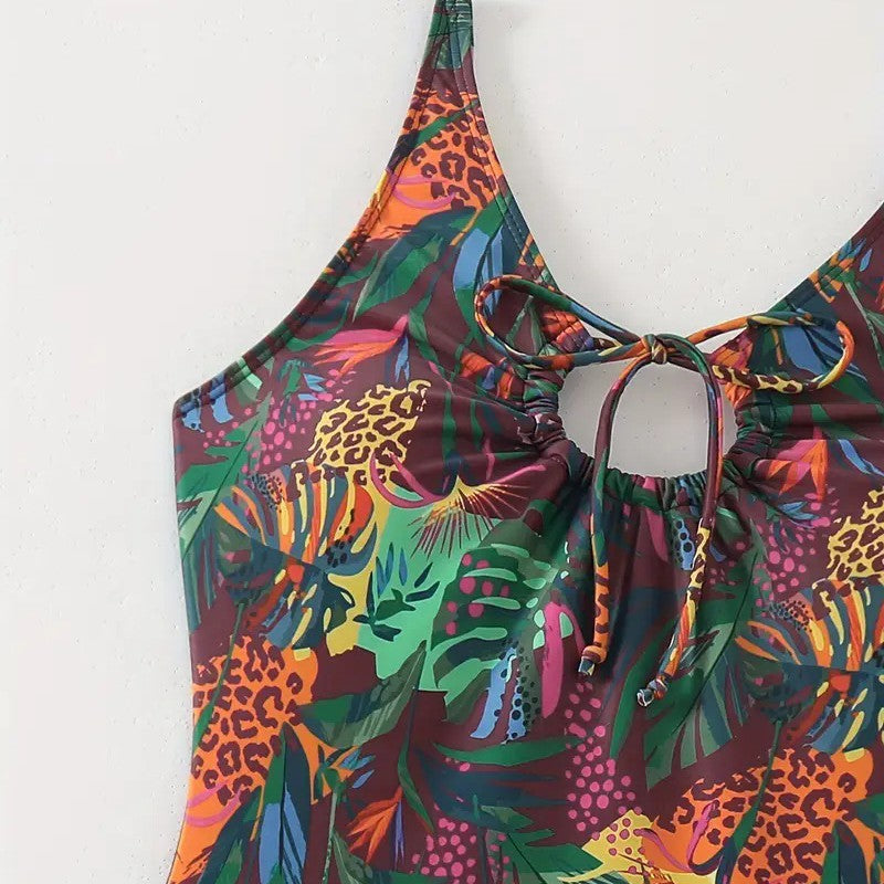 Fashion Women's Printed Triangle Sexy Swimsuit