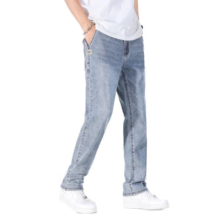 Thin Loose Light Business Straight Jeans