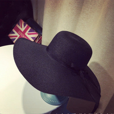 Women's New Straw Woven Big Brim Sun Hat