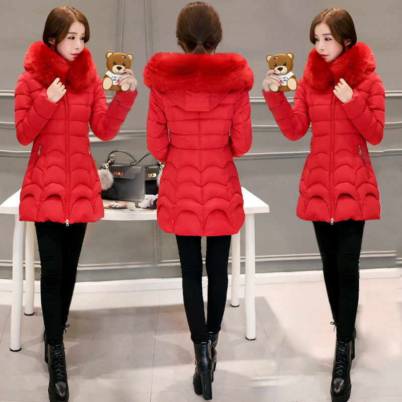 Thicken bridal winter dress ladies down padded jacket