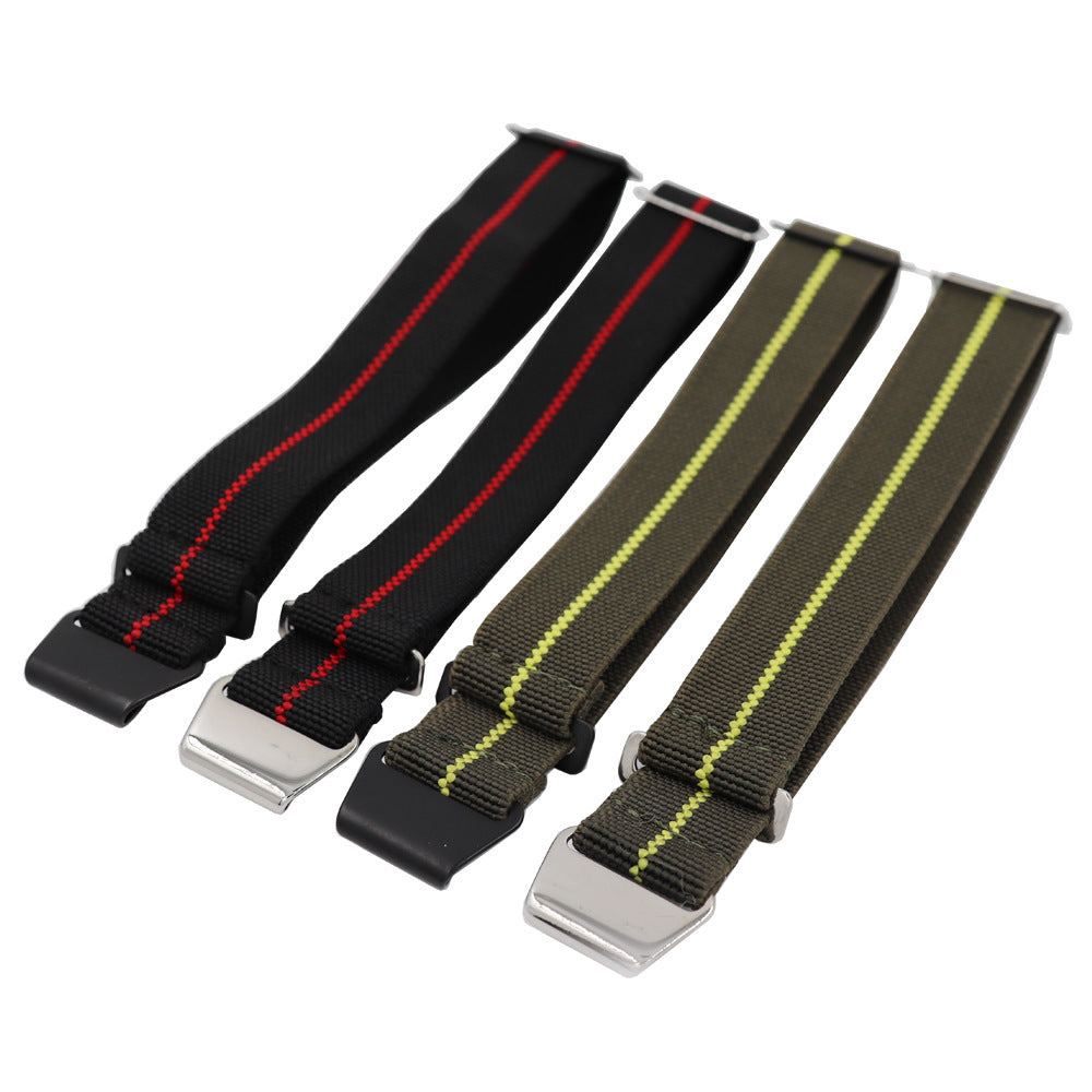 Fineknit Color Matching Elastic Quick-drying Men's Nylon Watchband