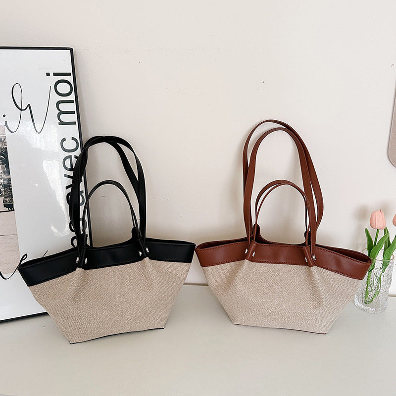 Women's Large-capacity Casual Pleated Tote Handbag