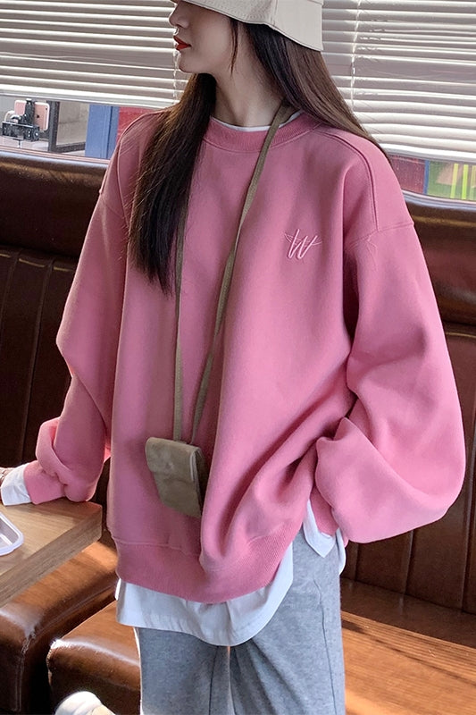 Ladies Fashion Winter Loose Lazy Top