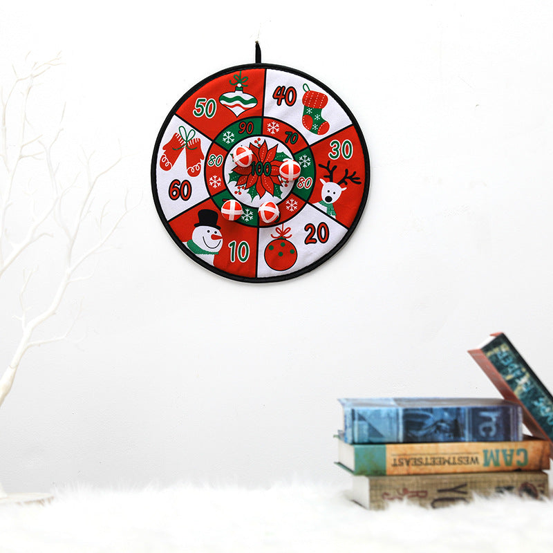 Christmas ornament toy ball dart board