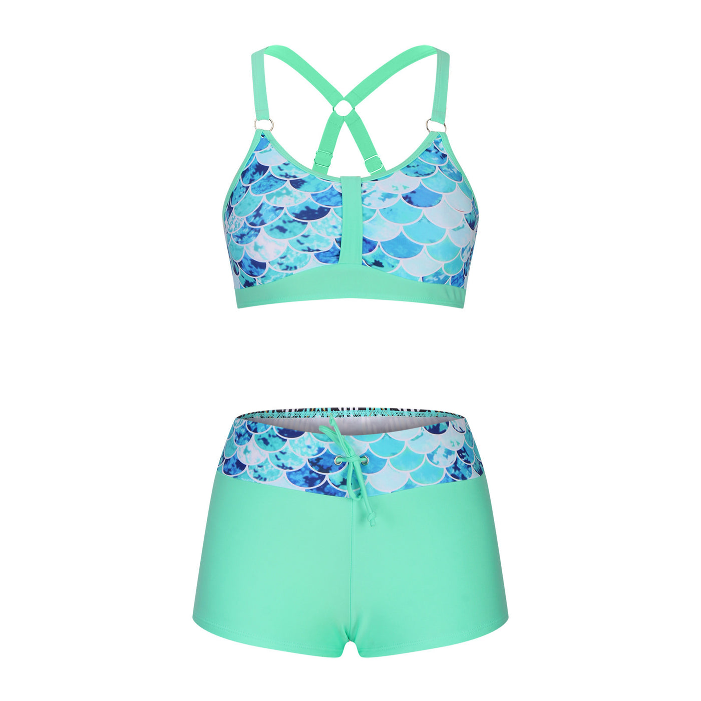 New Women's Printed Split Bikini Swimsuit
