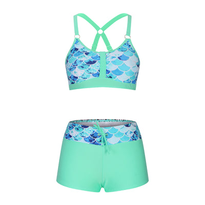 New Women's Printed Split Bikini Swimsuit