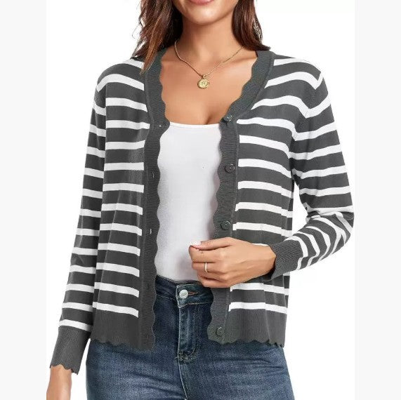 Fashion Short Knitted Cardigan Coat