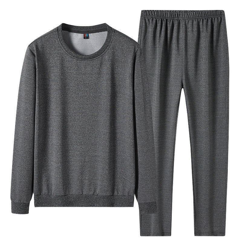 Spring And Autumn No Metal No Drawstring No Pocket Suit Casual Sweatshirt Trousers