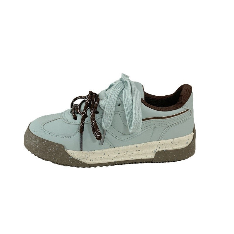 Sports And Leisure Korean Style Versatile Platform Student Sneakers