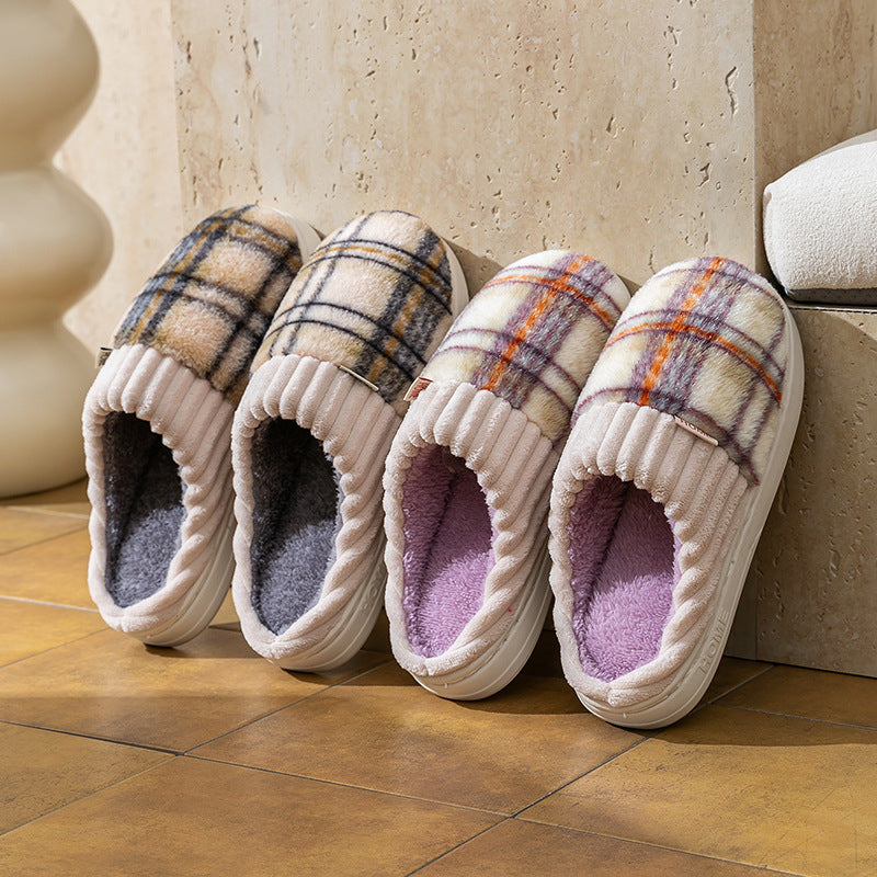 Leisure Home Comfortable Soft Cotton Slippers