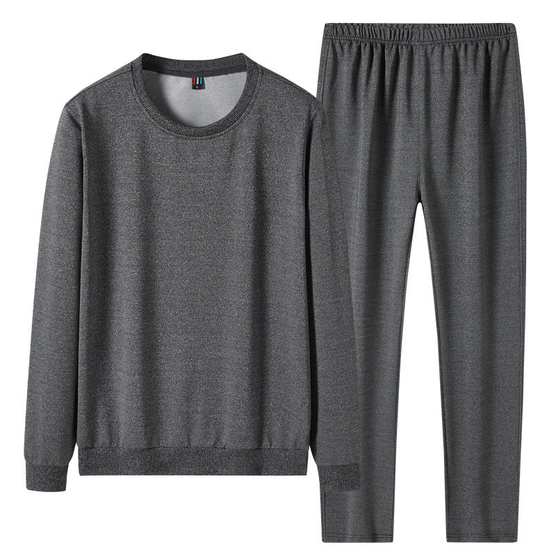 Spring And Autumn No Metal No Drawstring No Pocket Suit Casual Sweatshirt Trousers