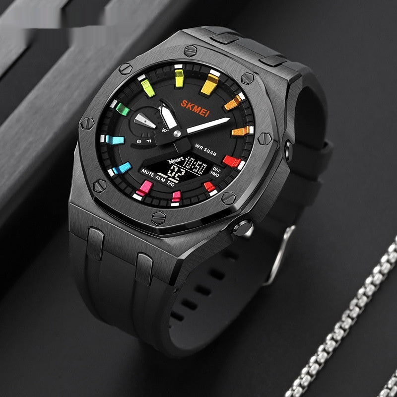 Multifunctional Sports Waterproof Luminous Electronic Watch