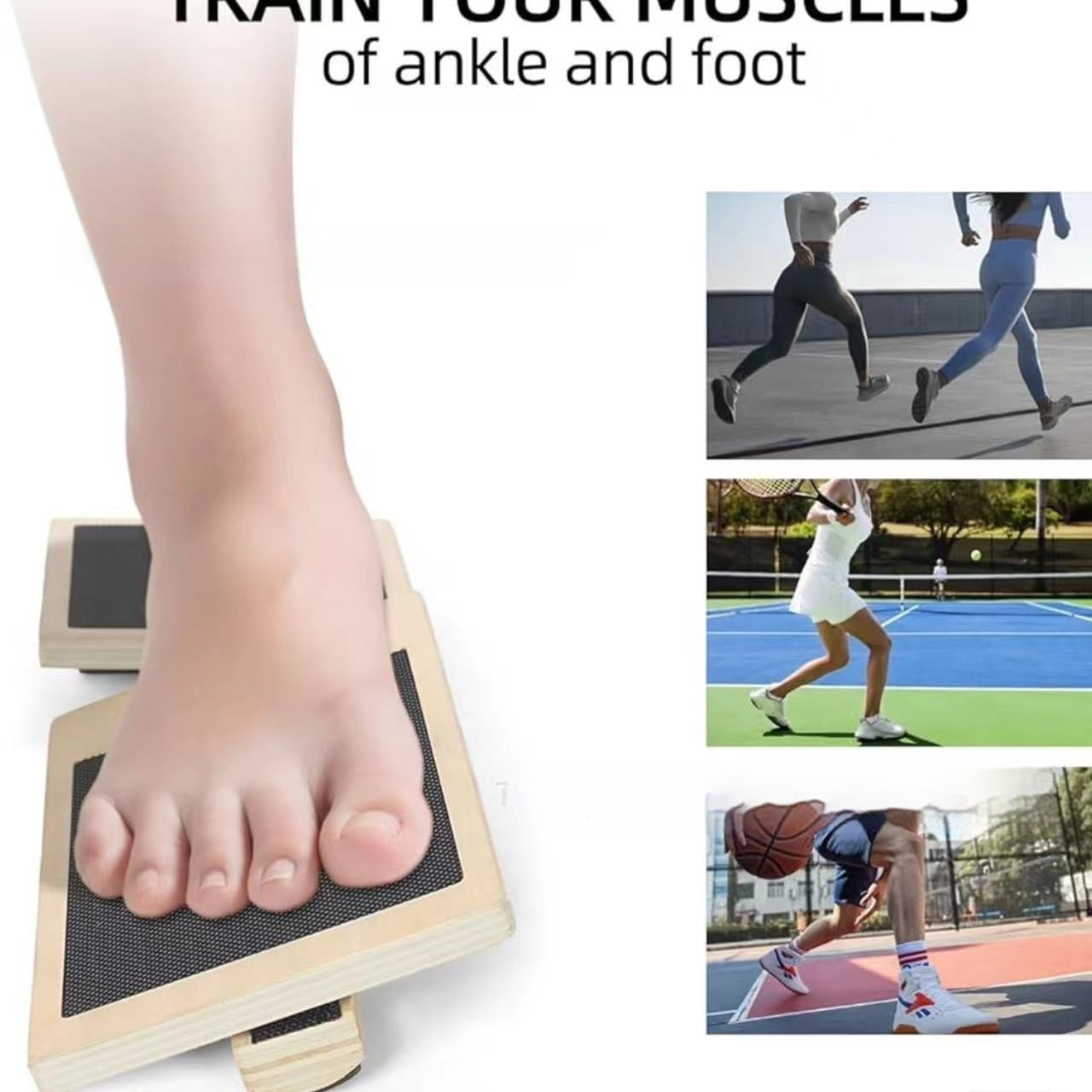 Wooden Yoga Trainer Foot Tensioner Bar