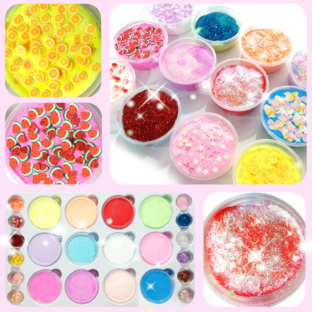 Christmas Children's Toy Foaming Glue Plasticene Blind Box