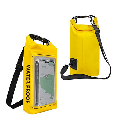 2L Water-proof Outdoor Crossbody Mobile Phone PVC Swimming Water-proof Bag