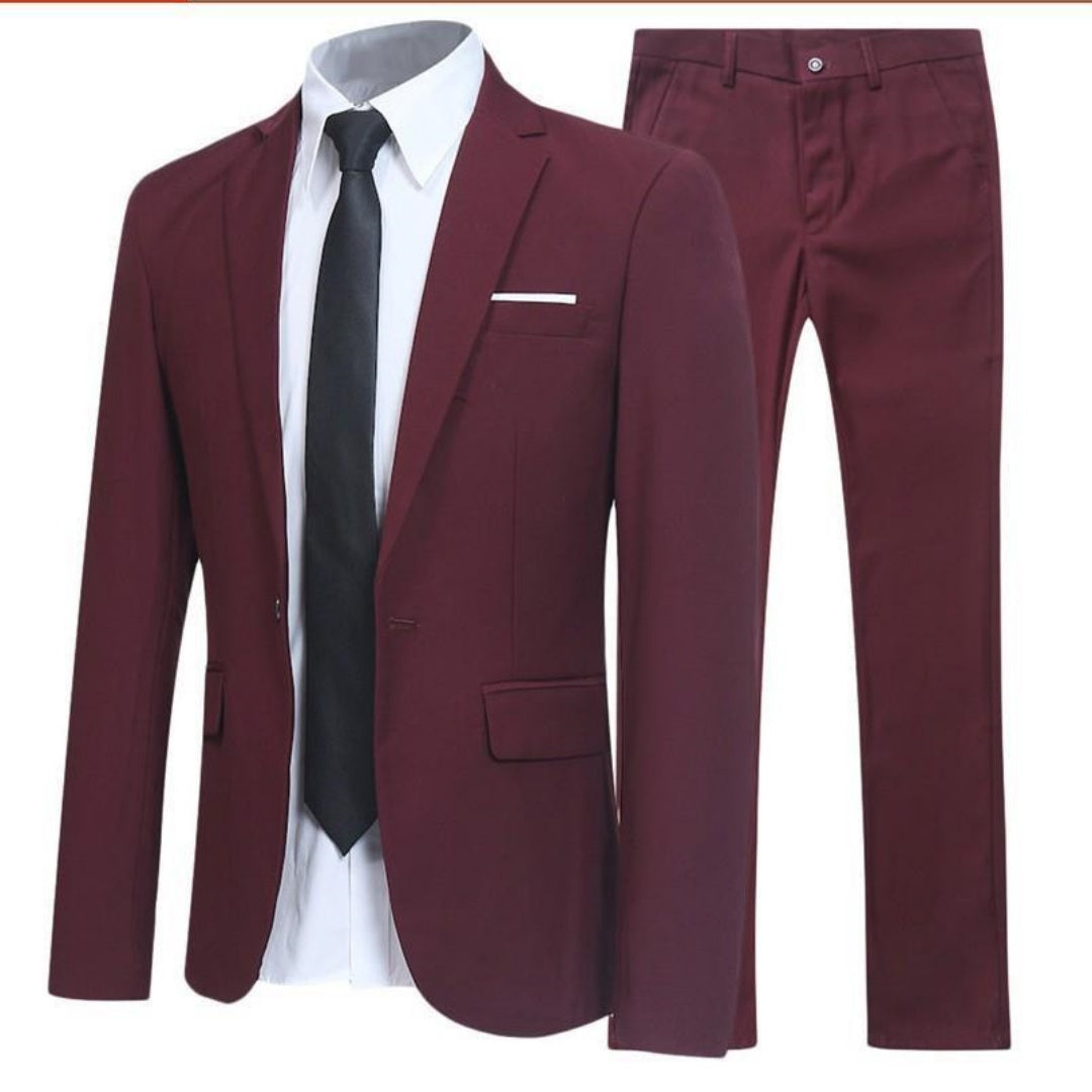 Two-piece Suit For Men, British Gentleman Hairstylist
