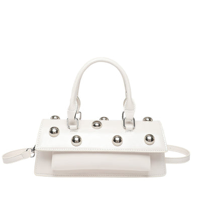 Fashion Rivet Handbag Women's Shoulder Messenger Tote Bag