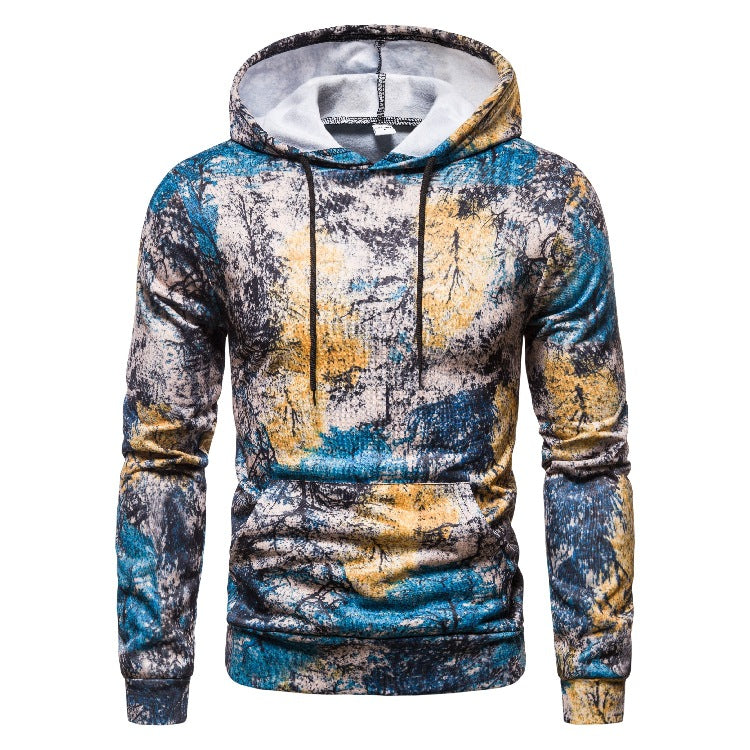 Fashion Men's Hooded Sweater Casual Jacket