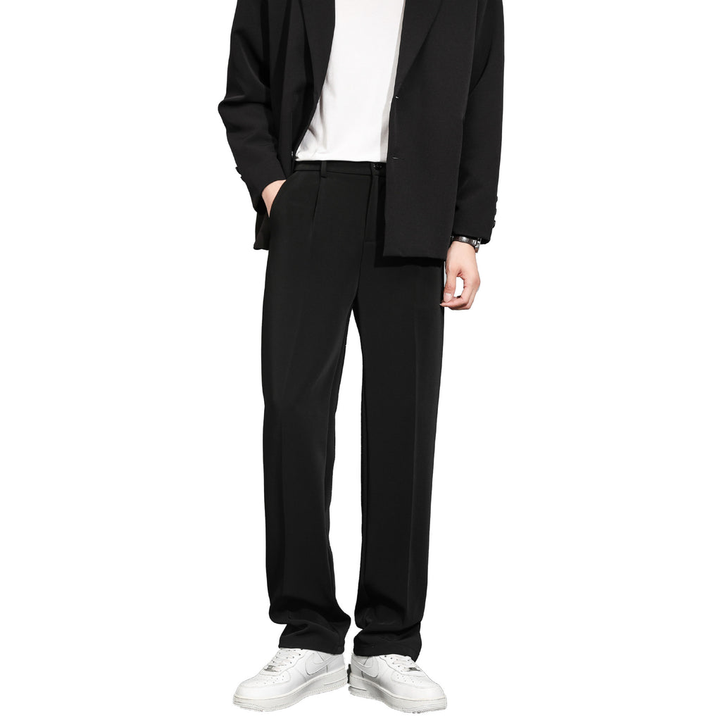 Ice Silk Leisure Summer Men's Slim Trousers