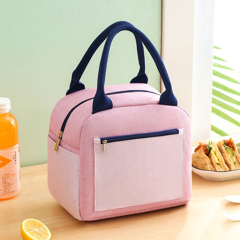 Aluminum Foil Thickening Waterproof Color Matching Lunch Insulation Bag
