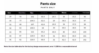 Men's Summer High Waist Straight Casual Trousers