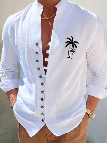 Men's Simple Casual 3D Digital Printing Shirt