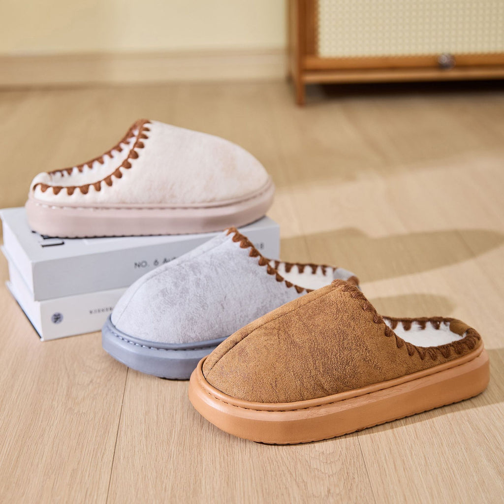 Indoor Home Non-slip Cotton Slippers