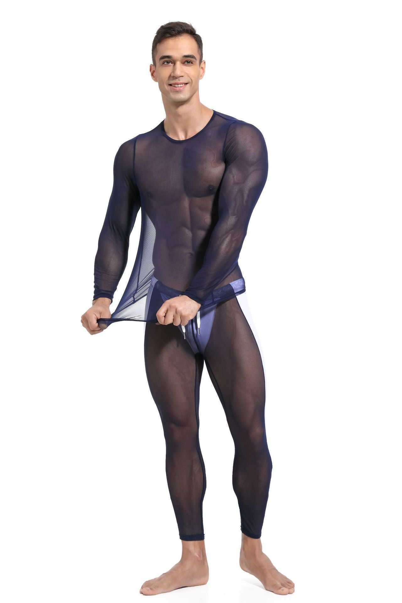 New Mesh Breathable Men's Sport Suit