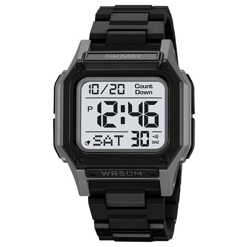 Multifunctional Resin Men's Electronic Watch