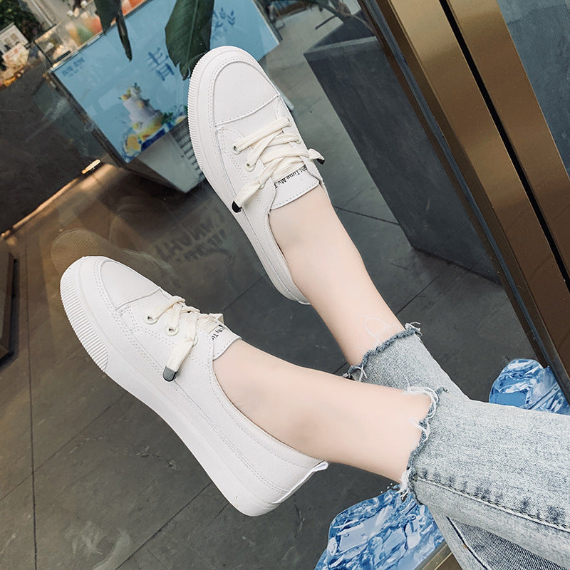 Women's White Shoes Personalized Stylish And Simple Casual