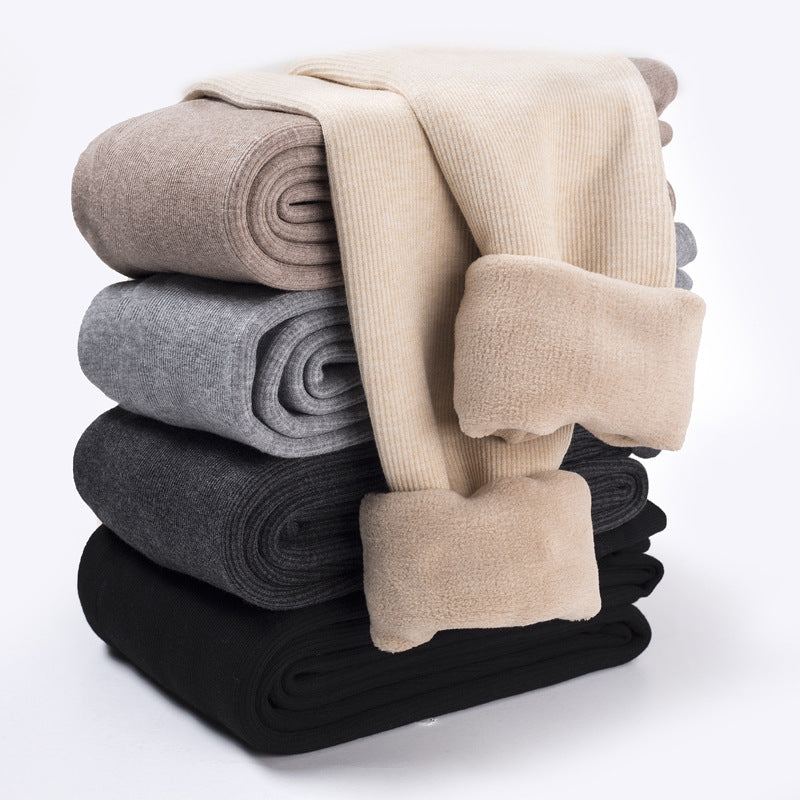 Pregnant Women's Pantyhose Cotton Vertical Stripes Autumn And Winter