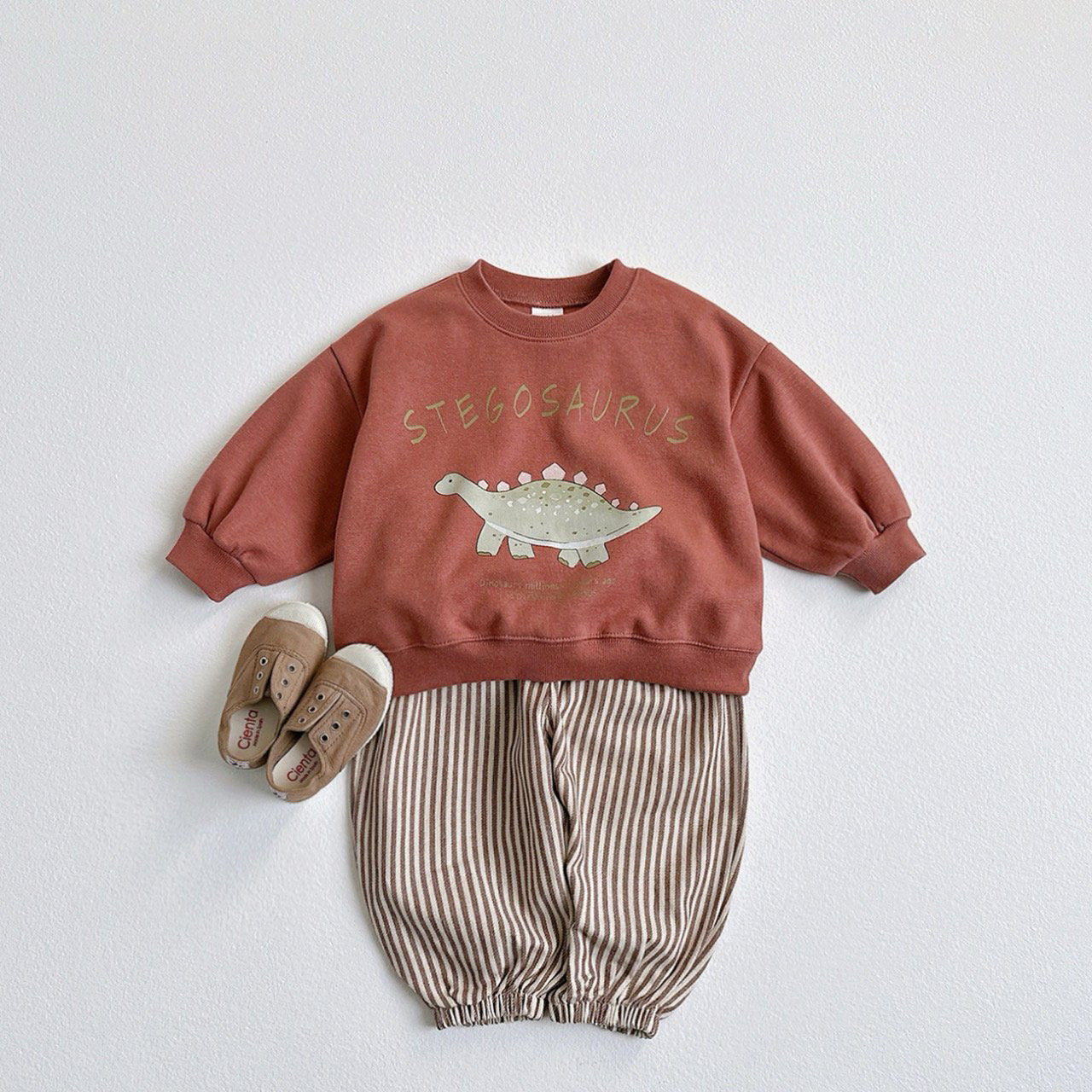 Children's Ins Korean Cartoon Dinosaur Sweatshirt