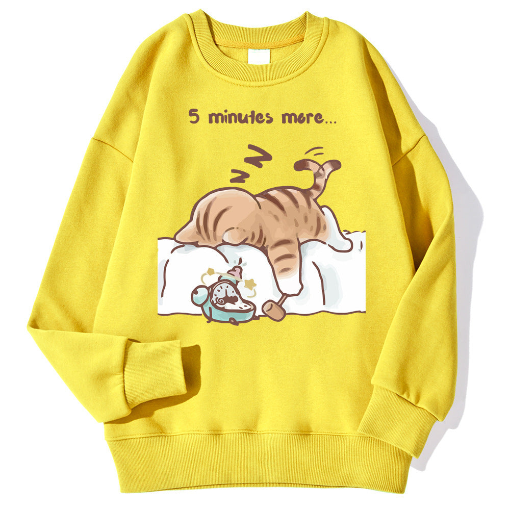 Let Me Sleep For Another Five Minutes Man Sudadera Korean Sweatshirt