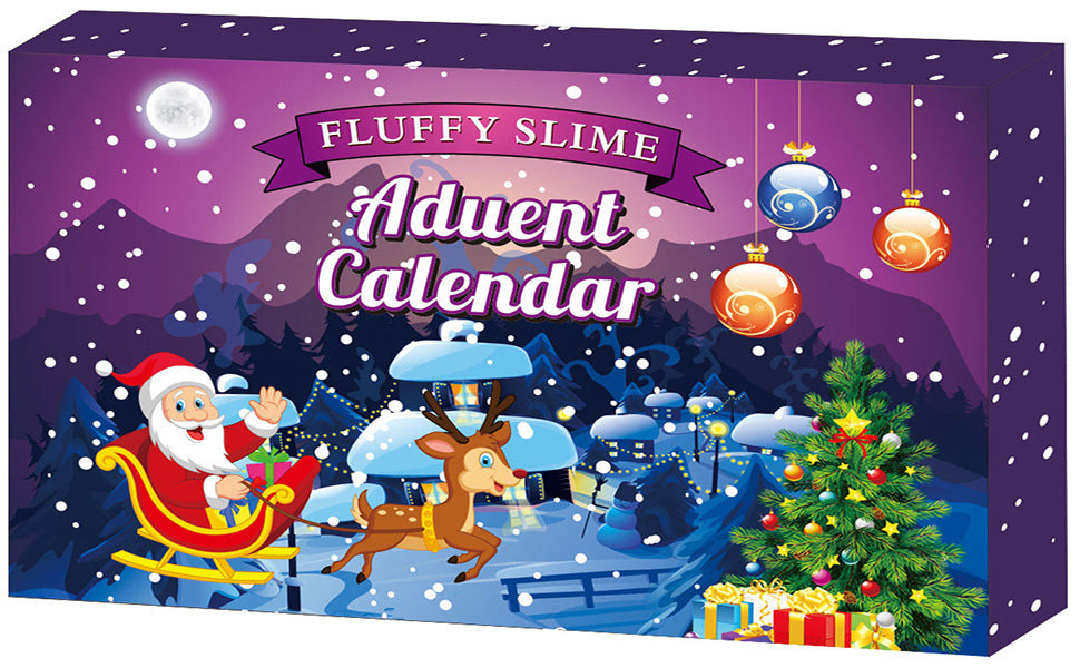 Christmas Children's Toy Foaming Glue Plasticene Blind Box