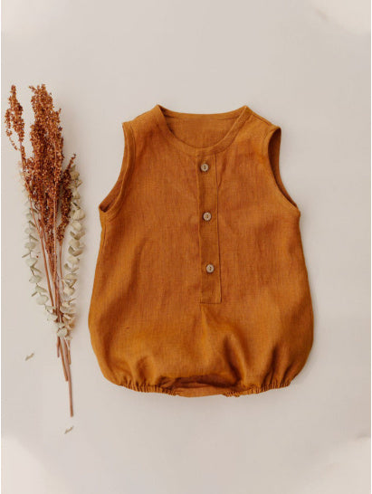 Baby'S Climbing Suit, Newborn'S Clothes, Baby'S Clothes, Cotton Hemp Kha Clothes, Boys' One-Piece Clothes