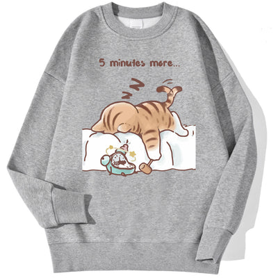 Let Me Sleep For Another Five Minutes Man Sudadera Korean Sweatshirt