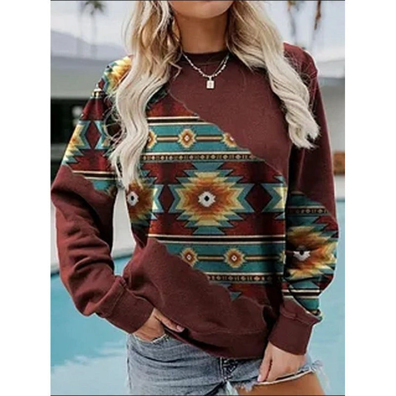 Winter Christmas Hooded Sweater Printed Men And Women Loose Casual