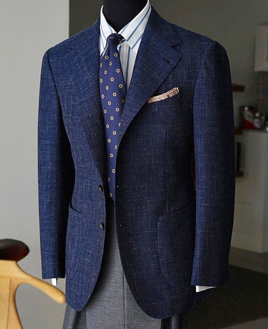 Men's Casual Slim-fitting Suit Top