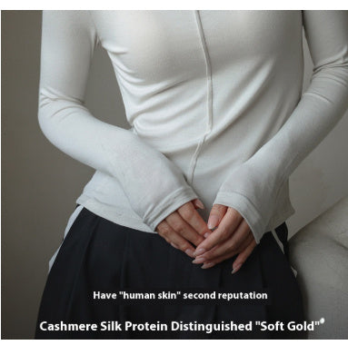 Base Clothing Autumn And Winter Modal Half Turtleneck Women